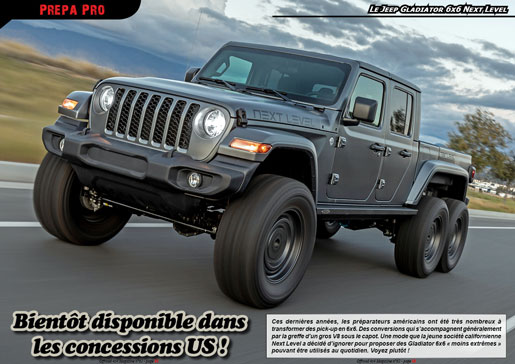 Le Jeep Gladiator 6x6 Next Level