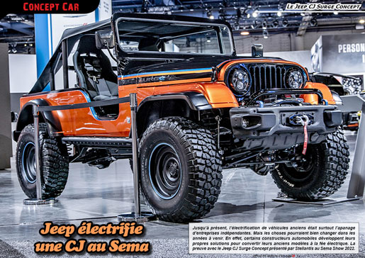 Le Jeep CJ Surge Concept
