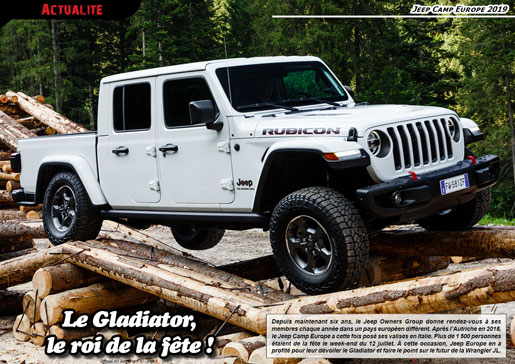 Les nouveautés du Jeep Camp Europe 2019