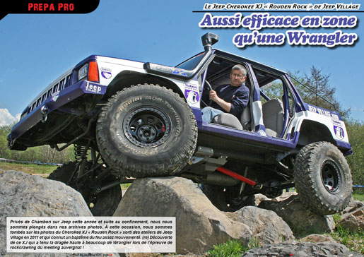 Le Jeep XJ Rockcrawling de Jeep Village