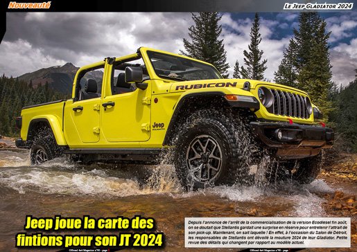 Le Jeep Gladiator 2024