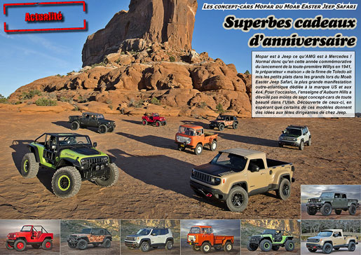 Les concept-cars Mopar du Moab 2018