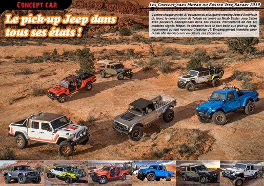 Les Jeep Mopar du Easter Safari 2019