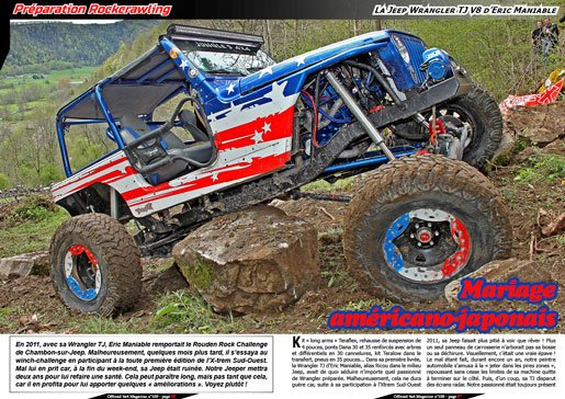La Jeep Wrangler TJ V8 d'Eric Maniable