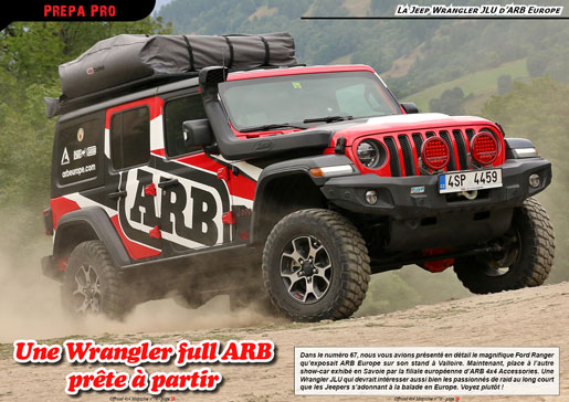 La Jeep Wrangler JLU d' ARB Europe