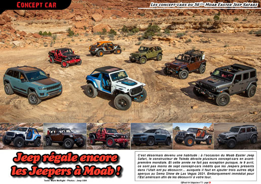 Les concept-cars Jeep du Easter Safari 2022