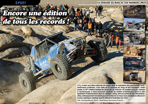 La semaine du King of The Hammers 2022