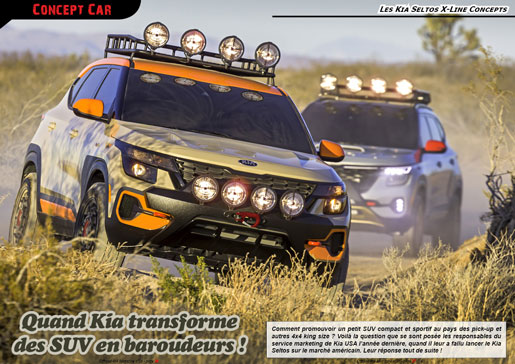 Les Kia Seltos X-Line Concepts