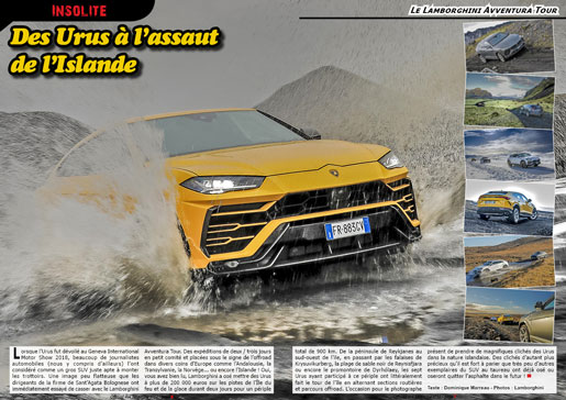 Le Lamborghini Avventura Tour