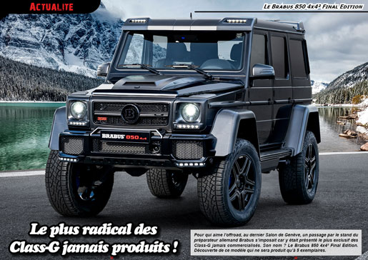 Le Brabus 850 4x4² Final Edition
