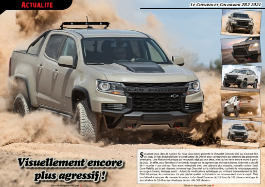 Le Chevrolet Colorado ZR2 2021