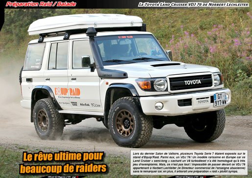 Le Toyota VDJ 76 de Norbert Lechleiter