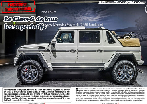 Le Maybach 650 Landaulet
