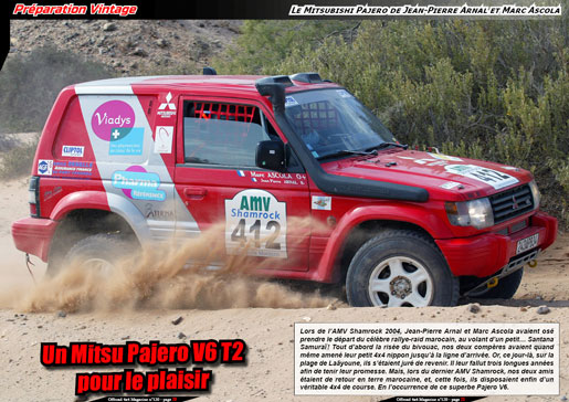 Le Mitsubishi Pajero T2 de Jean-Pierre Arnal et Marc Ascola