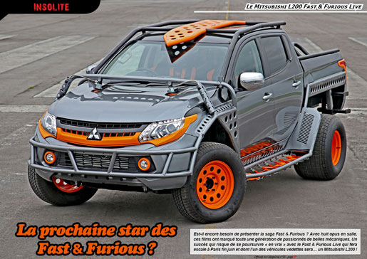 Le Mitsubishi L200 Fast & Furious Live