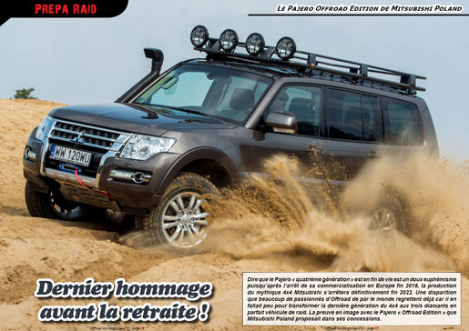 Le Mitsubishi Pajero Offroad Edition