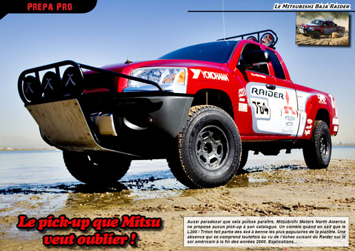 Le Mitsubishi Baja Raider