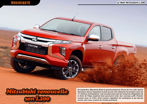 Le New Mitsubishi L200 2019