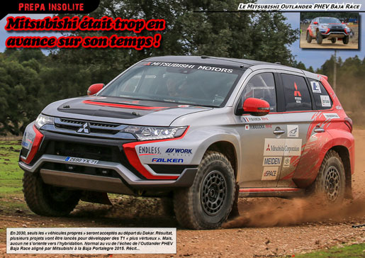 Le Mitsubishi Outlander PHEV Baja Race