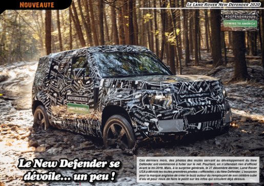 Le Land Rover New Defender 2020