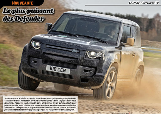 Le LR New Defender V8
