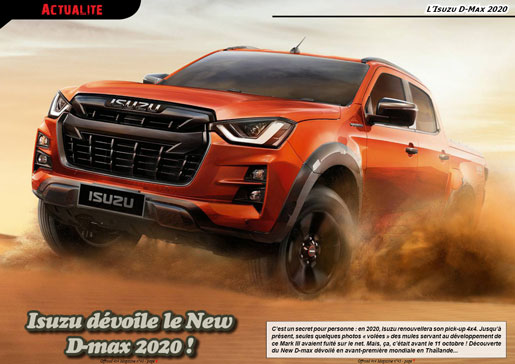 L'Isuzu D-Max 2020