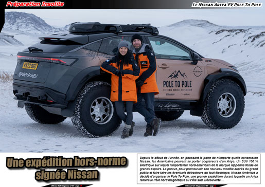Le Nissan Ariya EV Pôle To Pôle