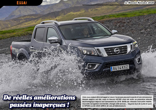 L'essai du Nissan Navara 2020