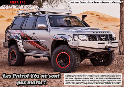 Les Nissan Patrol Gazelle et Gazelle-X
