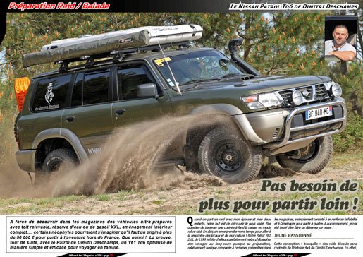 Le Nissan Patrol Td6 de Dimitri Deschamps