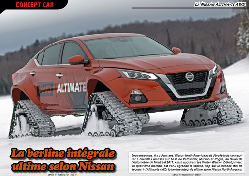 La Nissan Altima-te AWD