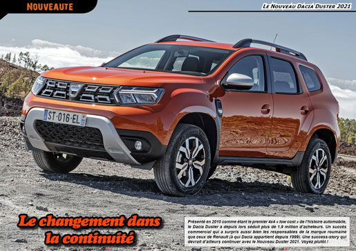 Le Nouveau Dacia Duster 2021