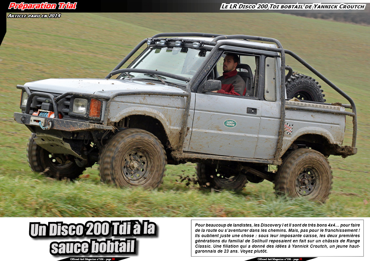 Le LR Disco 200 Tdi bobtail de Yannick Croutch