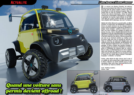 L'Opel Rocks e-Xtreme Concept