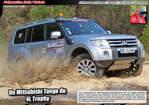 Le Mitsubishi Pajero « Afrique » de Vincent Carpentier