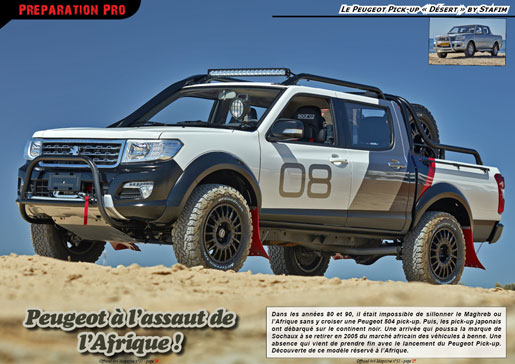 Le Peugeot Pick-up « Désert » by Stafim
