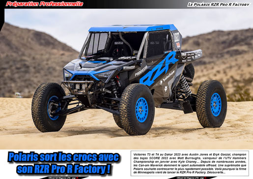 Le Polaris RZR Pro R Factory