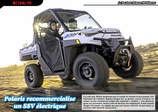 Le Polaris Ranger XP Kinetic