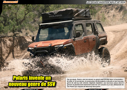 Les Polaris Xpedition ADV et XP 2024