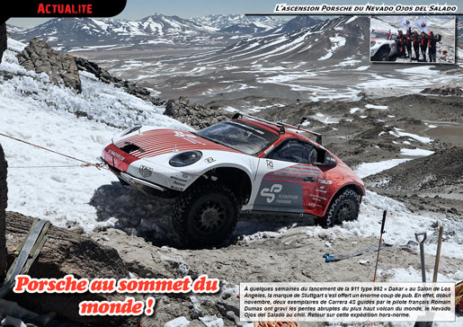 L'ascension Porsche de l' Ojos del Salado