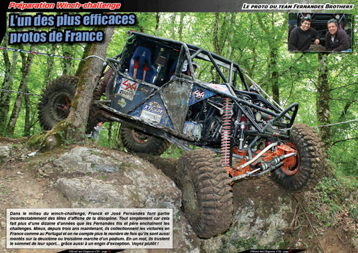 Le proto de winch-challenge du team Fernandes Brothers