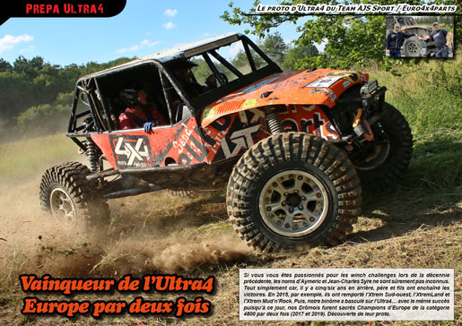 Le proto d'Ultra4 du Team AJS Sport