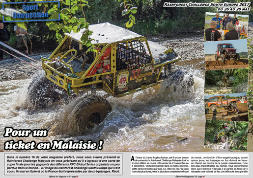 Le Rainforest Challenge South Europe 2017