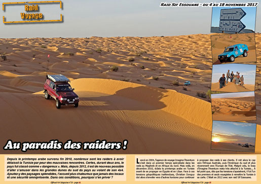 Le raid Sif Essouane 2017