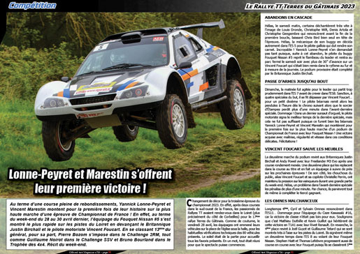 Le Rallye TT Terres du Gâtinais 2023