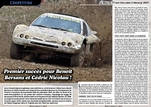 Le Rallye TT des Collines d'Arzacq 2022