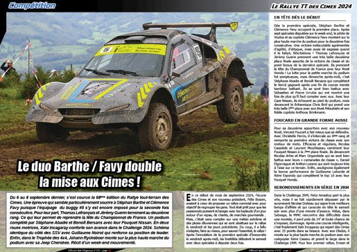 Le Rallye TT des Cimes 2024