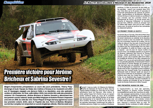 Le Rallye des Collines d'Arzacq 2026