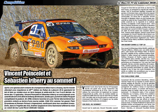 Le Rallye TT du Labourd 2026