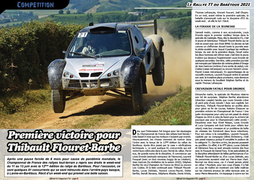 Le Rallye TT du Barétous 2021